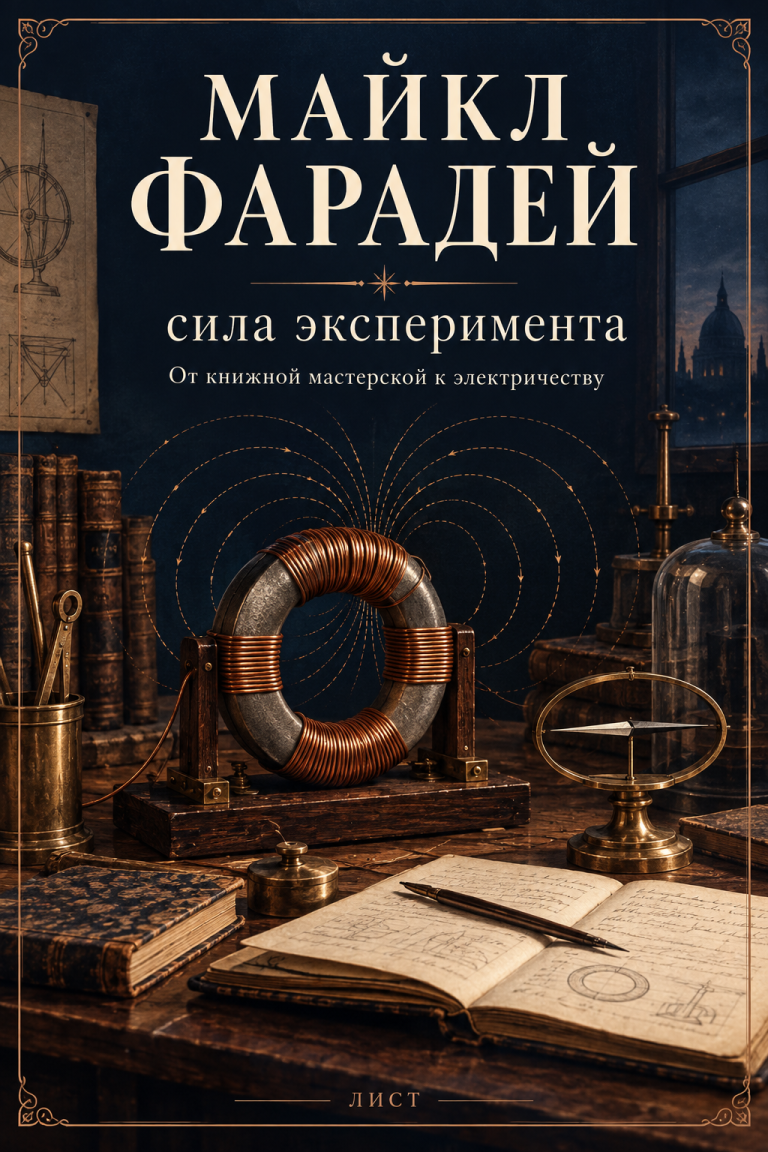 Обложка книги «Майкл Фарадей: сила эксперимента»