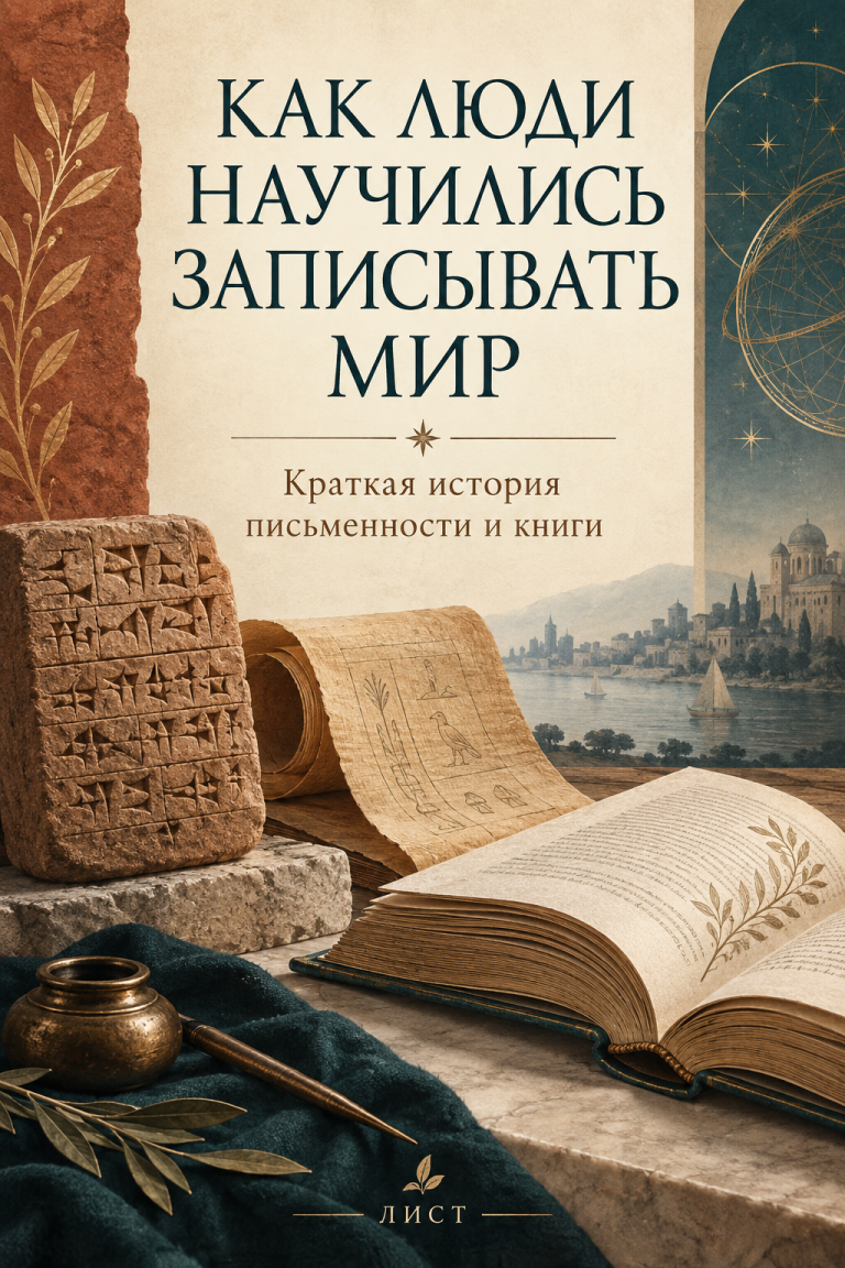 Обложка книги «Как люди научились записывать мир»