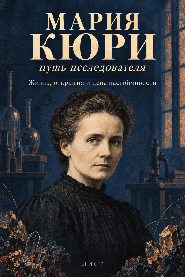 Обложка книги «Мария Кюри: путь исследователя»
