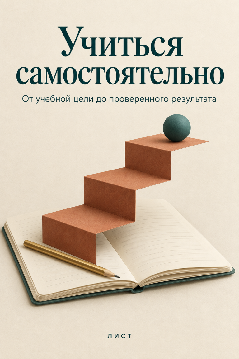Обложка книги «Учиться самостоятельно»